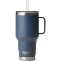 Yeti - Drikkedunke - Rambler 35 Oz Straw Mug Navy til Unisex - Flåde