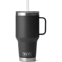 Yeti - Drikkedunke - Rambler 35 Oz Straw Mug Black til Unisex - Sort