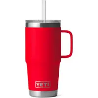 Yeti - Drikkedunke - Rambler 25 Oz Straw Mug Rescue Red til Unisex - Rød