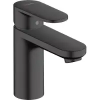 Hansgrohe Vernis Blend 1-grebs håndvaskarmatur 100, med løft-op bundventil, mat sort