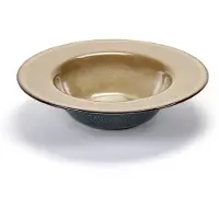 Serax Terres de Rêves dyb tallerken 21,3 cm Misty grey/Dark blue