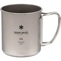 Snow Peak Titanium Single Wall Mug - 300ml