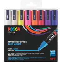 Posca marker sæt PC-5M, 16 ass. standard farver