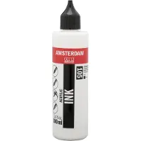 Amsterdam Acrylic Ink flaske Titanium White 105