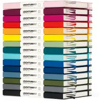 Leuchtturm - Notesbog Hardcover Medium A5-251 Nummererede sider til skrivning og journalisering (sten bl? prikket)