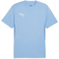 Puma Trænings T-Shirt teamGOAL - Lys blå/Hvid, størrelse X-Small