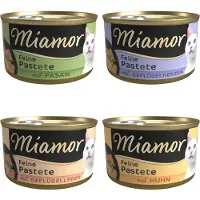 Miamor Økonomipakke: 24 x 85 g Pâté - Mix: Fjerkræ 4 varianter