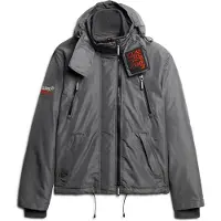 Superdry Superdrytil mænd. M5011868A Mountain Sd Windcheater Windcheater-jakke grå (L), Casual, Polyester
