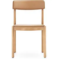 Normann Copenhagen Timb stol med hynde Tan/Ultra leather/Camel