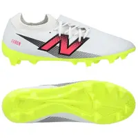 New Balance Furon V7 Dispatch Fg - Hvid/lilla/neon - Græs (Fg), størrelse 43