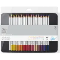 Winsor & Newton Studio Collection Artist Kunstner Pencils Watercolor Pencil Tin 48 Piece
