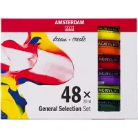 Amsterdam Standard Series akrylmaling grundsæt | 48 dele