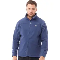 Trespass Herre Bernal Full Zip Fleece Jakke Blå Tone