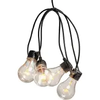 Konstsmide Lyskæde 10 stk LED pærer amber 24v/IP44