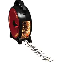 Konstsmide 3850-100, Fairy lights, Sort, Rød, Plast, IP44, Sort, 1200 pære(r )