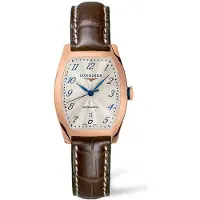 Longines Dameur L2.142.8.73.2 Evidenza Hvid/Læder 30.6x26 mm