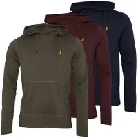 Brave Soul Mænd Huffle Hoodie Blå/Khaki/Burgunder