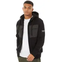 Bench Herre Strikket Hoodie Sort