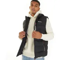 Bench Mænd Galban Hættepuffer Vest Sort