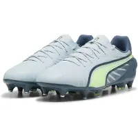 Puma King Match SG Lights Out - Grøn/Grøn/Blå, størrelse 43