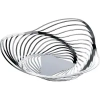 Alessi Trinity frugtkurv 26 cm Rustfrit stål