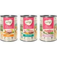Feringa Blandet prøvepakke: 6 x 400 g Classic Meat Menu - Mix I: Kanin & Kalkun, Fjerkræ, Laks & Kalkun