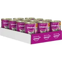 Whiskas 1+ dåser 24 x 400 g - Fjerkræ i terrin