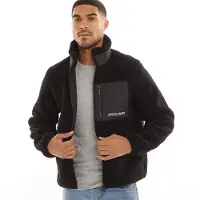 Jack & Jones Mænd Vesterbro Teddy Jakke Sort
