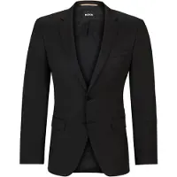 BOSS ONE Slim fit habitjakke i serge af ny uld