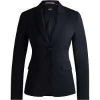 BOSS Slim-fit blazer i italiensk ny uld