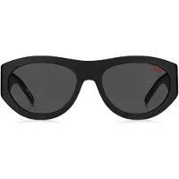 HUGO Solbriller i sort acetat med 3D-monogram