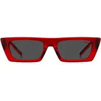 HUGO Solbriller i rødt acetat med 3D-monogram