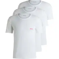 HUGO HUGOtil mænd. 50493972 Pakke 3 hvide bomuldsveste (XL), Casual, Afslappet, Korte ærmer