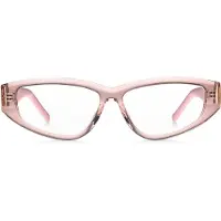 HUGO Lyserød acetat-ramme til briller med styrke med 3D-monogram