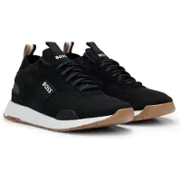 BOSS BOSStil mænd. 50498245 Mørkegrå strømpesokker (40), Stof, Fast, Blonder, Casual