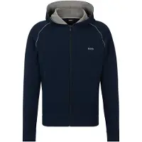 BOSS BOSStil mænd. 50515392 Sudaera Mix&Match marine (XL), Afslappet, Bomuld, Lange ærmer, Blå