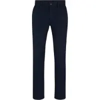 Hugo Boss Bukser med slim fit i overfarvet satin med stræk