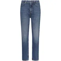 HUGO Mom jeans i mellemblå denim med stræk