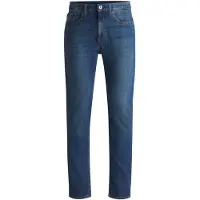 HUGO Jeans med slim fit i mellemblå denim med stræk