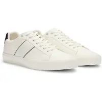 BOSS BOSStil mænd. 50522833 Træningssko Aiden off-white (39), Hvid, Fast, Blonder, Casual
