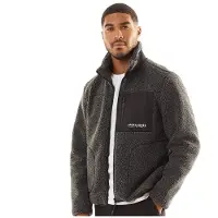 Jack & Jones Herre Vesterbro Teddy Jakke Grå Melange