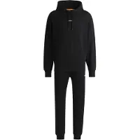 BOSS Afslappet tracksuit-sæt i bomuld med minimalistisk logo