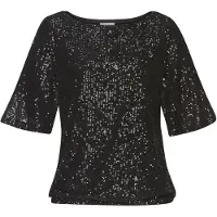 LASCANA Bluse sort