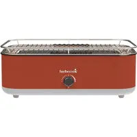 Barbecook BC-ELE-1001 elektrisk grill E-Carlo bord 2500 W rød