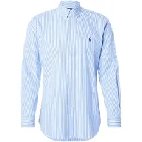 Ralph Lauren Polo Ralph Laurentil mænd. 710929346001 Skjorte i poplin og elastan Custom Fit blå (XL), Casual, Bomuld, Lange ærmer