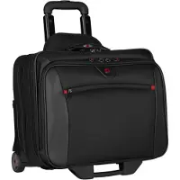Wenger POTOMAC 2-Piece Business Set with Comp-U-Roller - Bæretaske til notebook - 17 - sort - med 15.4 Laptop Case