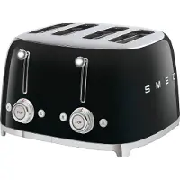 Smeg TSF03BLEU Brødrister til 4 skiver, sort