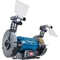 Scheppach SM150LB, Sort, Blå, Grå, 15 cm, 400 W, 230 - 240 V, 50 Hz, 260 mm