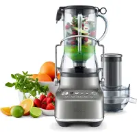 Sage the 3X Bluicer SJB615SHY2EEU1 - Juice ekstraktor/blender - 1.5 liter - 1 kW - røget hickory