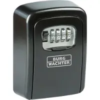 Burg wachter BURG-WÄCHTER Key Safe, Sort, Kombinationslås, 90 x 40 x 120 mm